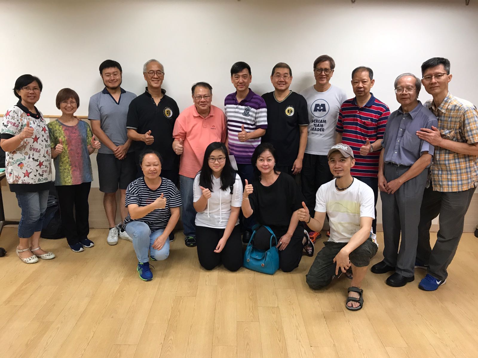 梁錦棠師父受邀請出席香港強脊會詠春班